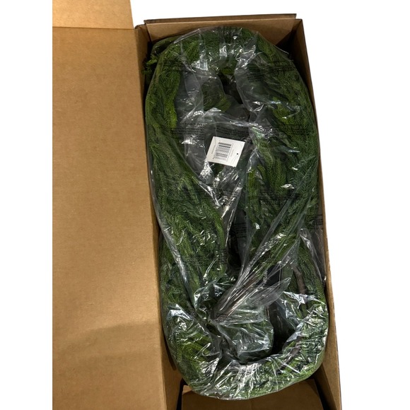 Afloral 2-Pack Real Touch Norfolk Pine Christmas Garland 60" - Picture 7 of 7